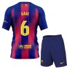 Camisola + Calções FC Barcelona Gavi 6 Criança Equipamento 1ª 2025-26